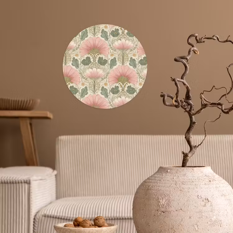 Behangcirkel - Klassiek - Patroon - Roze — 2
