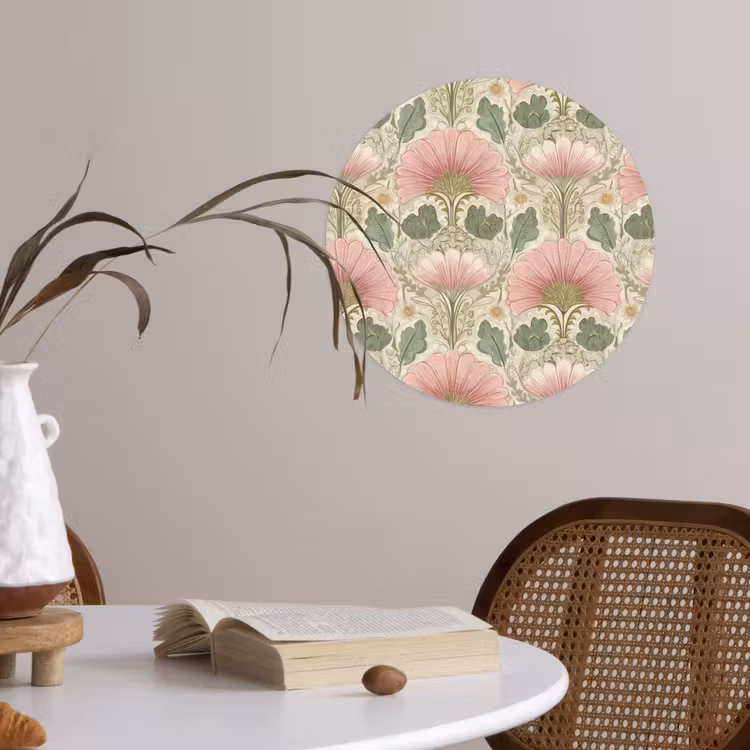 Behangcirkel - Klassiek - Patroon - Roze — 4