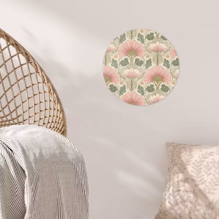 Behangcirkel - Klassiek - Patroon - Roze — 5