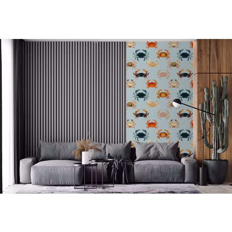 Behang - Krabben - Speels - Kleurrijk — 2