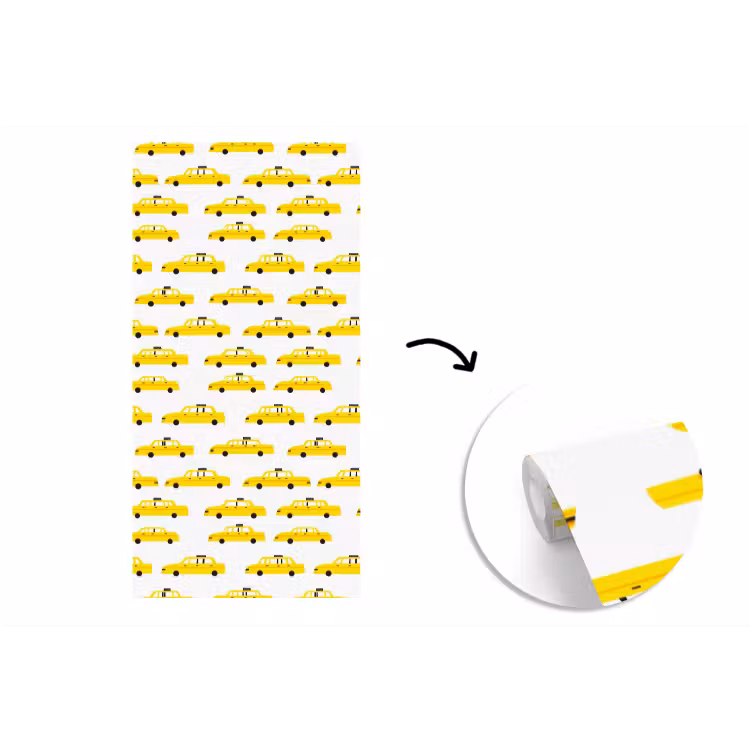 Behang - Taxi - Iconisch - Geel — 1
