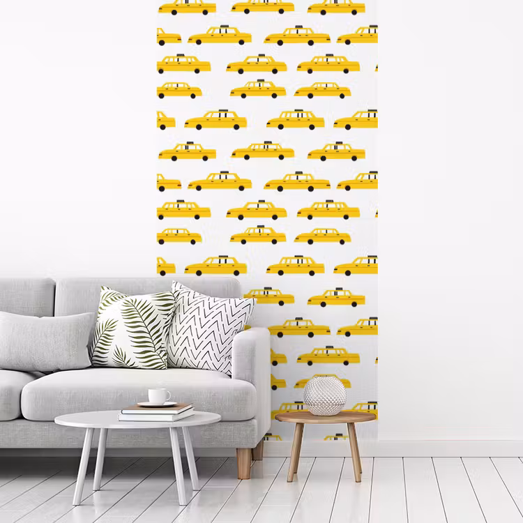 Behang - Taxi - Iconisch - Geel — 3