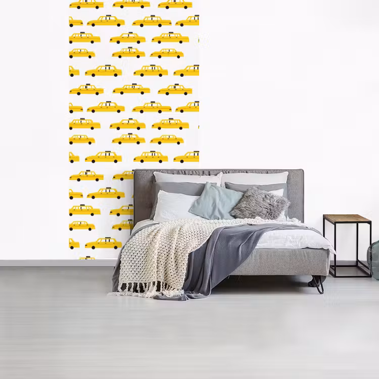 Behang - Taxi - Iconisch - Geel — 4