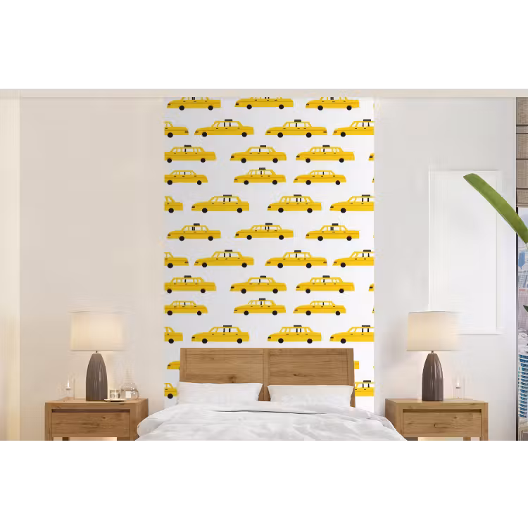Behang - Taxi - Iconisch - Geel — 5