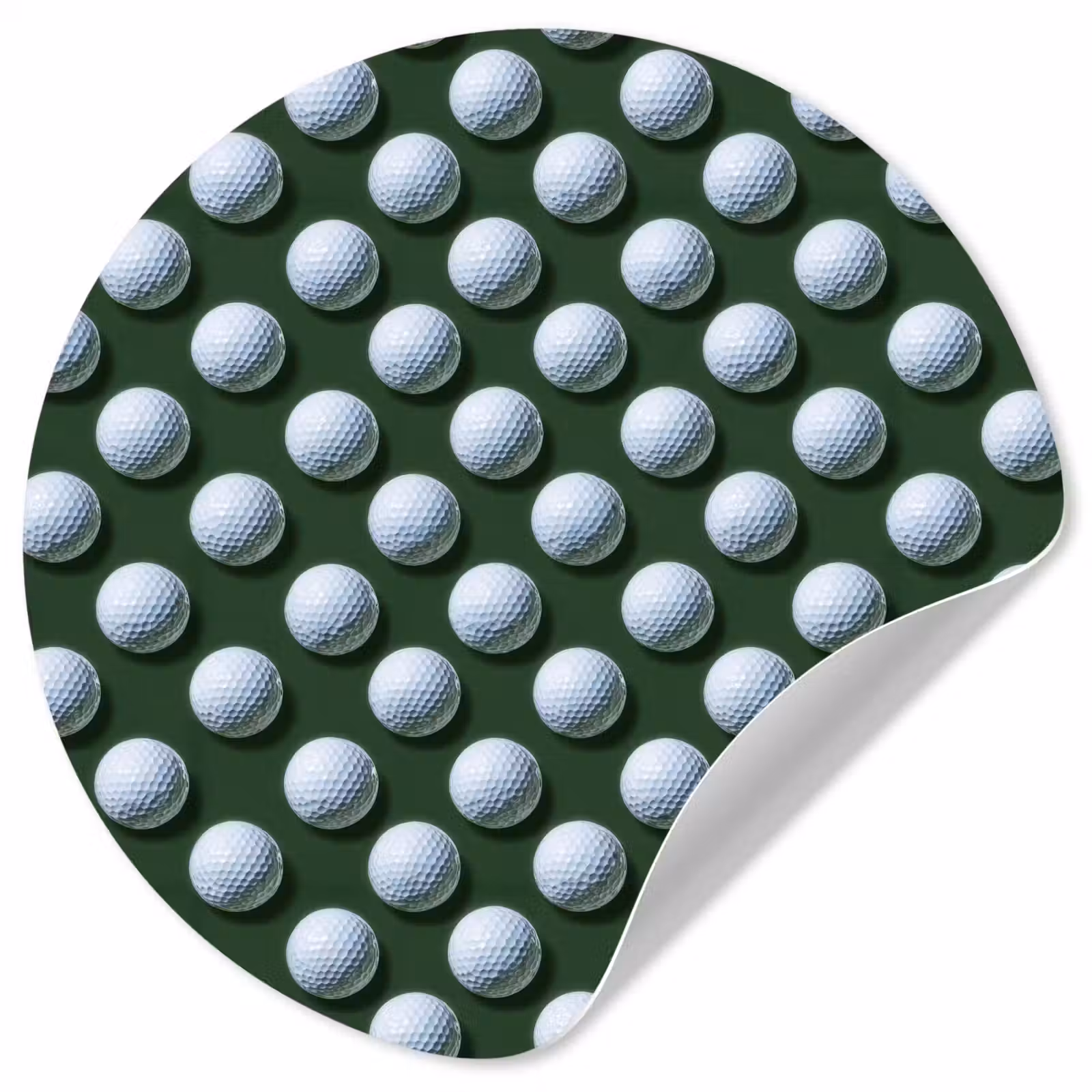 Behangcirkel - Ballen - Golf - Groen — 1