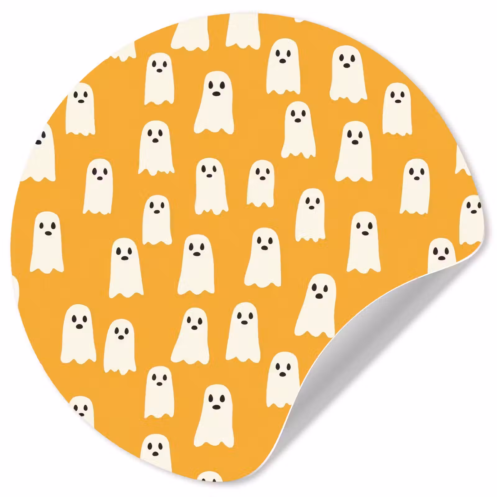 Behangcirkel - Halloween - Spookjes - Oker — 1