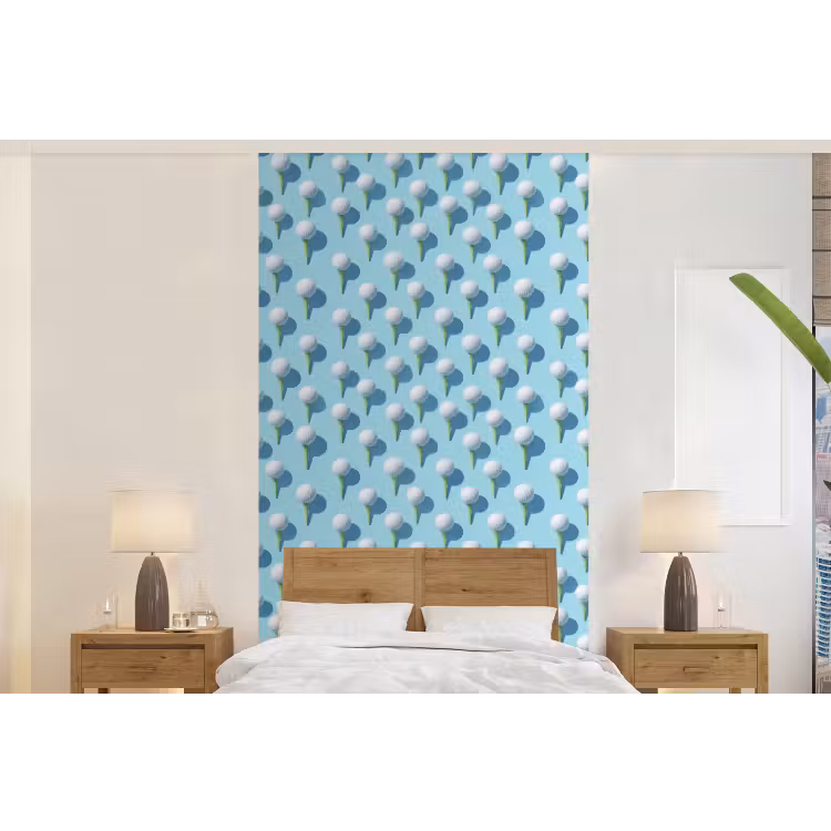 Behang - Golf - Ballen - Blauw — 5