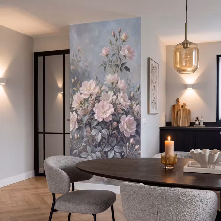Behang - Rozen - Illustratie - Roze — 5