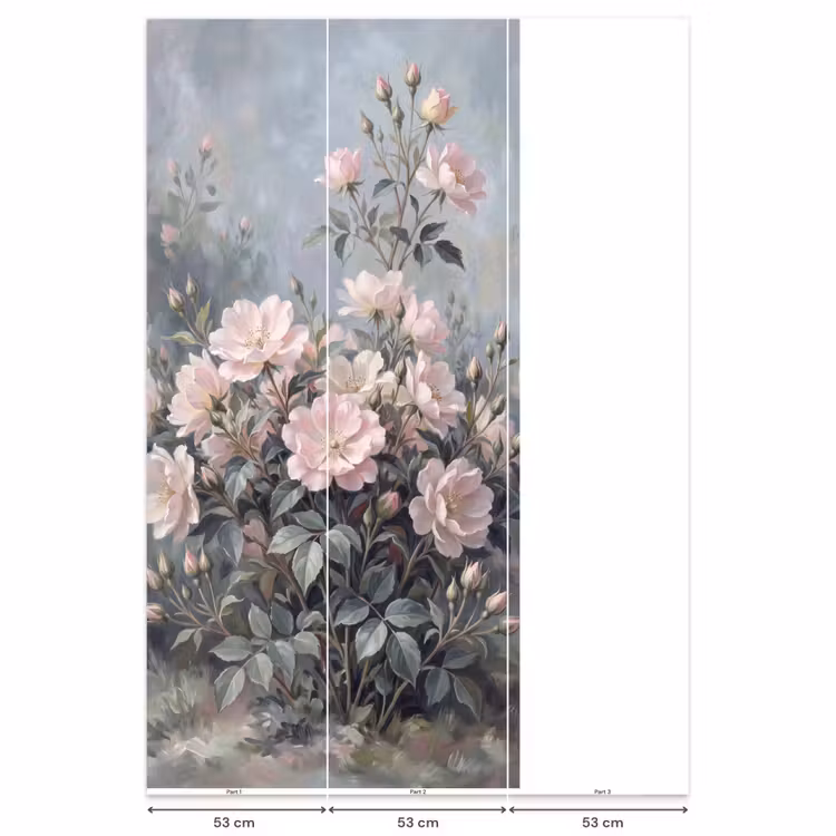 Behang - Rozen - Illustratie - Roze — 6
