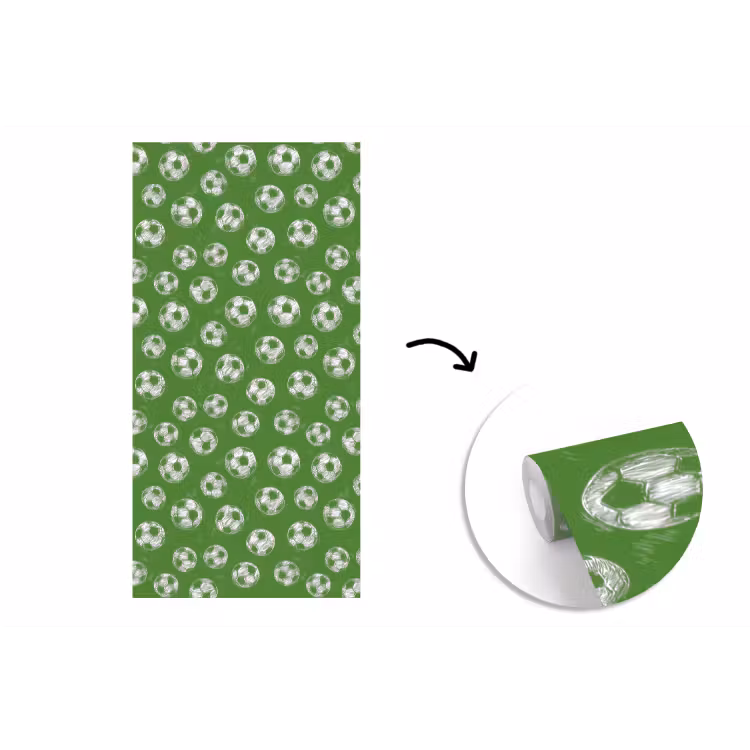 Behang - Voetbal - Sport - Groen — 1