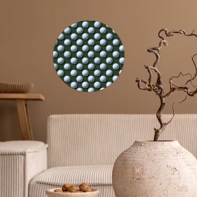 Behangcirkel - Ballen - Golf - Groen — 2