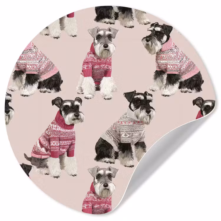 Behangcirkel - Honden - Truien - Rood — 1