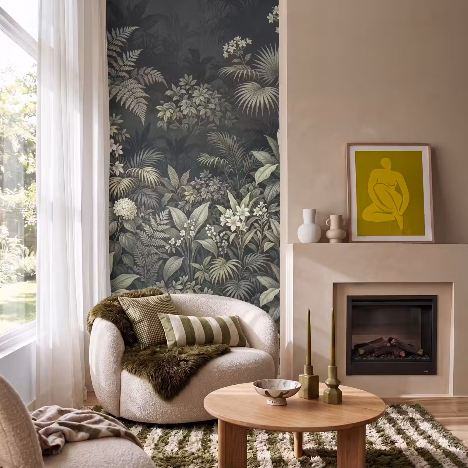 Behang - Jungle - Bladeren - Botanisch - Groen — 1