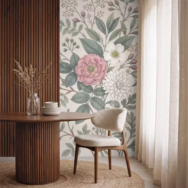 Behang - Romantisch - Design - Kleurrijk — 4