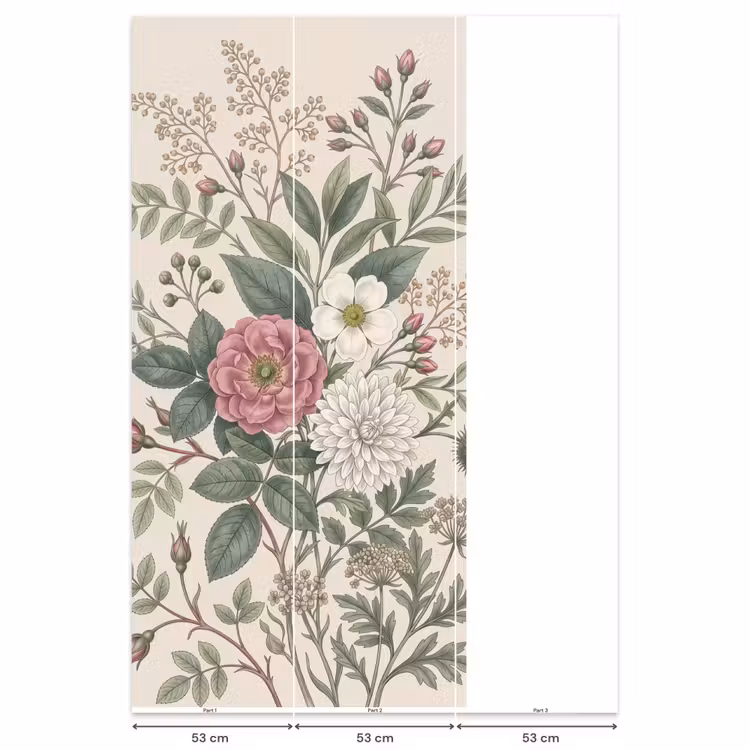 Behang - Romantisch - Design - Kleurrijk — 6