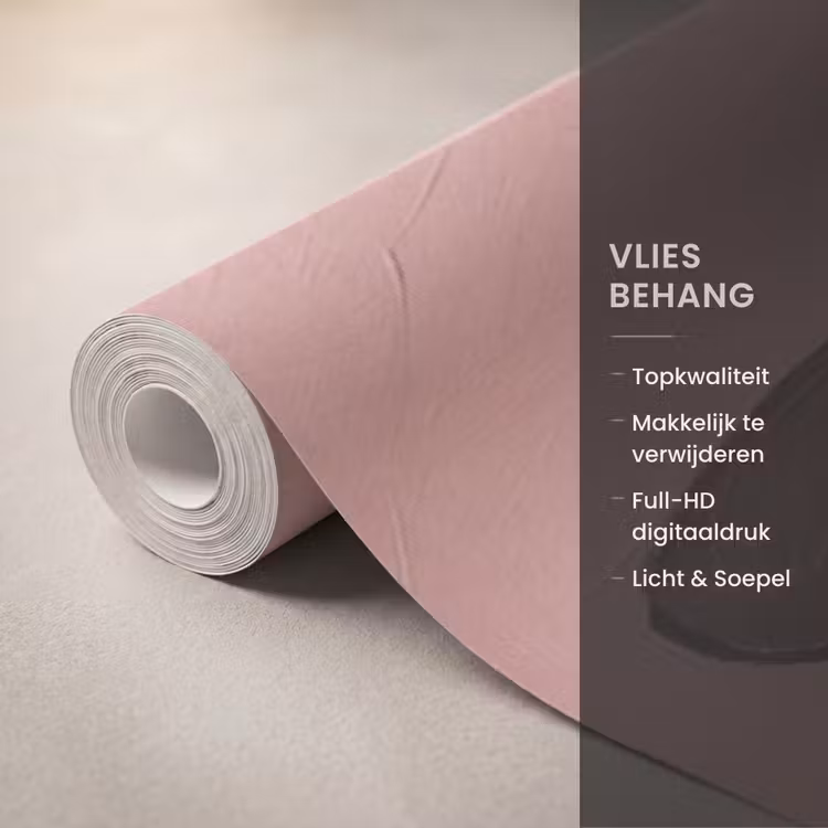 Behang - Grafisch - Vrouw - Roze — 3