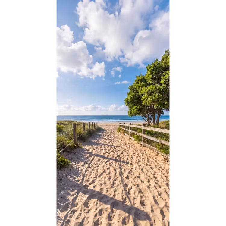 Behang - Strand - Zandpad - Oceaan - Natuur — 2