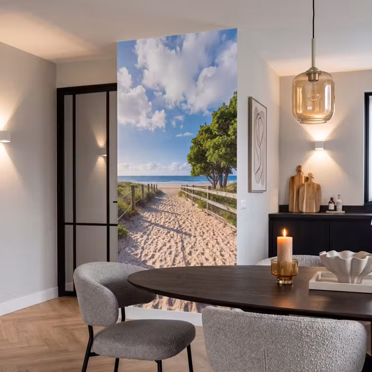Behang - Strand - Zandpad - Oceaan - Natuur — 5