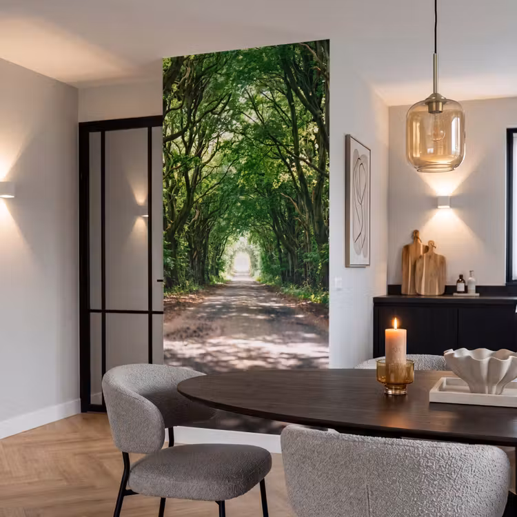Behang - Weg - Bomen - Natuur - Groen — 5