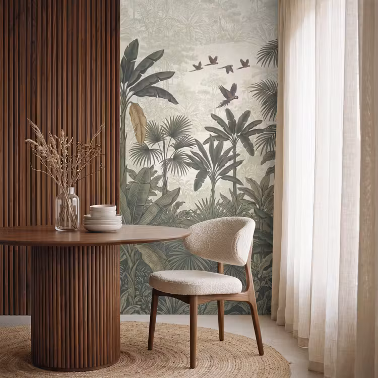 Behang - Papagaaien - Jungle - Tropisch - Green — 4