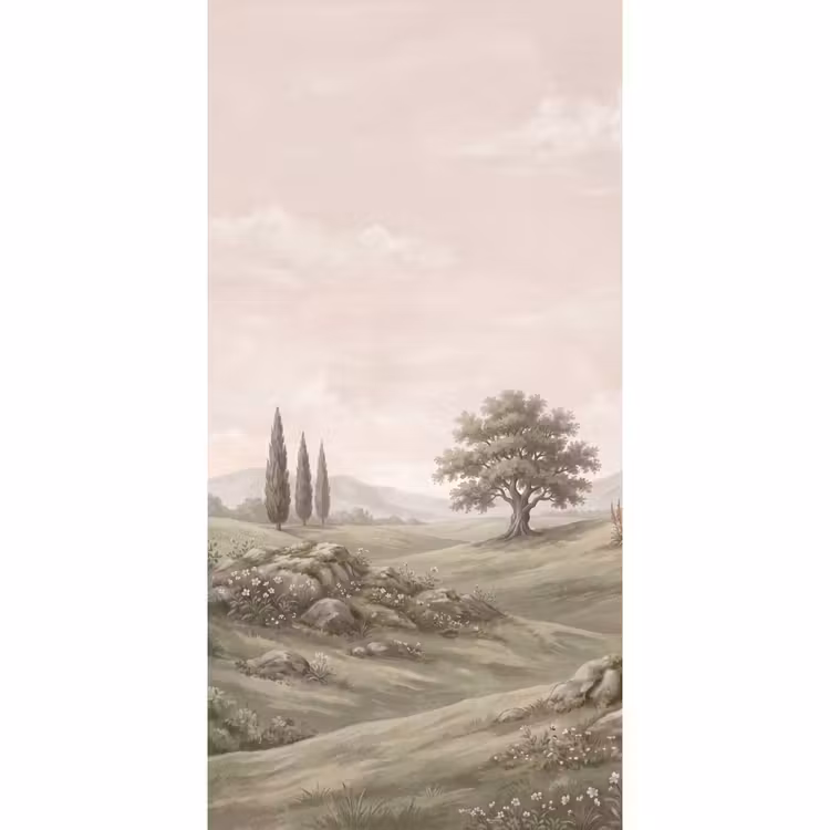 Behang - Heuvellandschap - Bomen - Natuur - Groen — 2