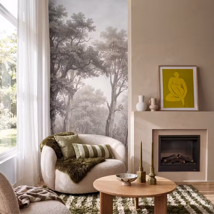 Behang - Natuur - Bos - Eik — 1