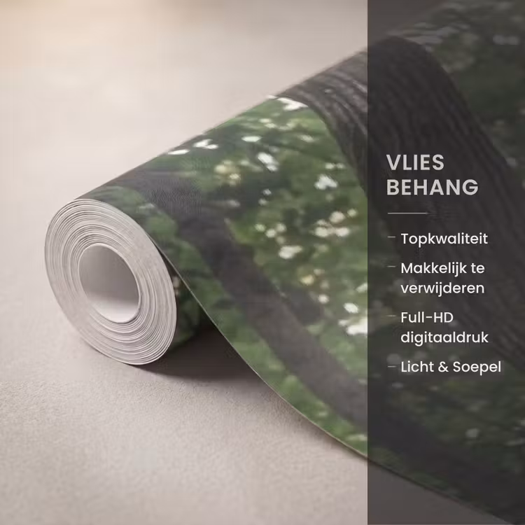 Behang - Stenen - Trap - Bos - Natuur — 3