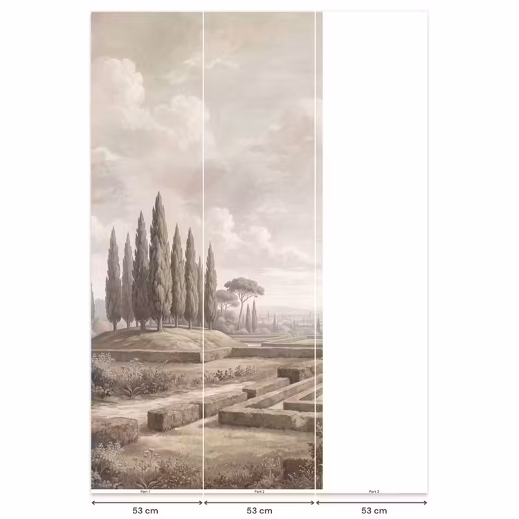 Behang - Vallei - Tuin - Natuur - Groen — 6