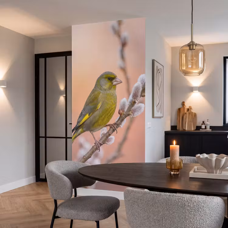 Behang - Groenling - Katjes - Lente - Natuur - Zacht — 5