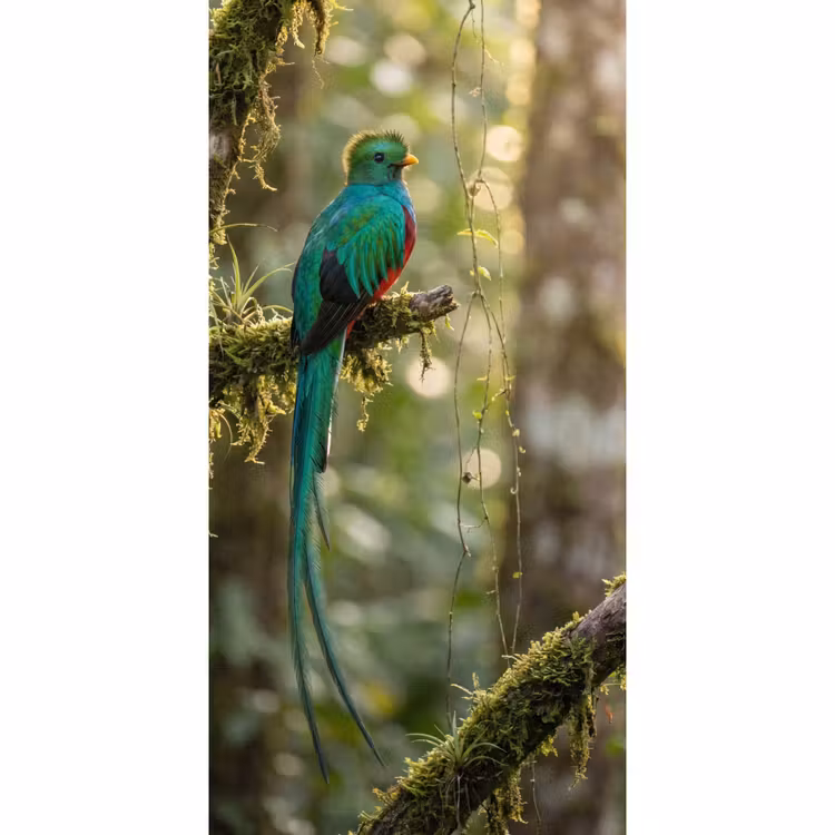 Behang - Quetzal - Jungle - Natuur - Groen — 2