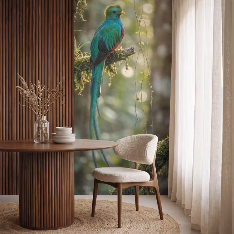 Behang - Quetzal - Jungle - Natuur - Groen — 4
