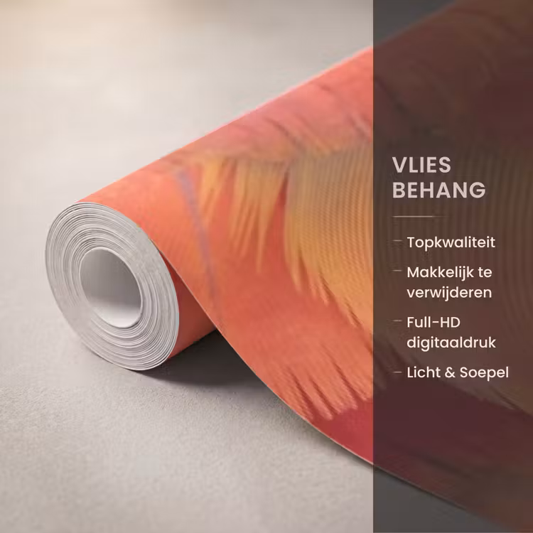 Behang - Veren - Ara - Kleurrijk — 3