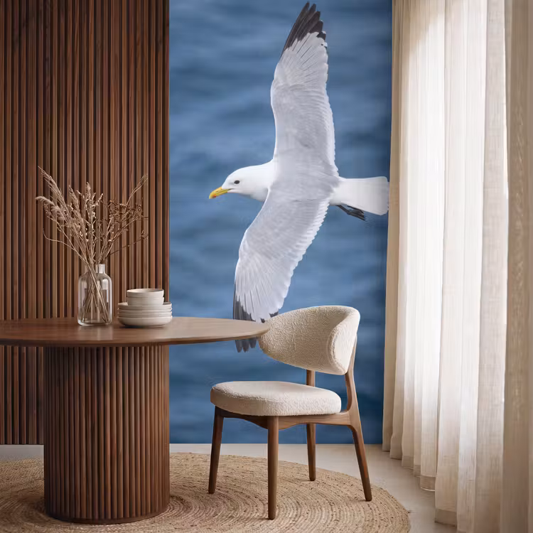Behang - Zeemeeuw - Oceaan - Blauw — 4