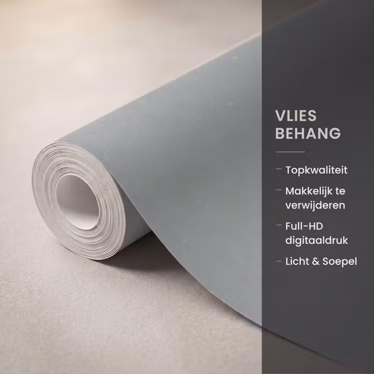 Behang - Minimalistisch - Silhouet - Oranje — 3
