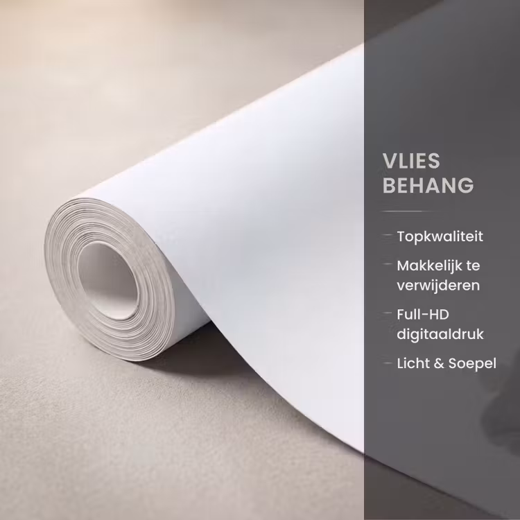 Behang - Goudvissen - Modern - Wit — 3