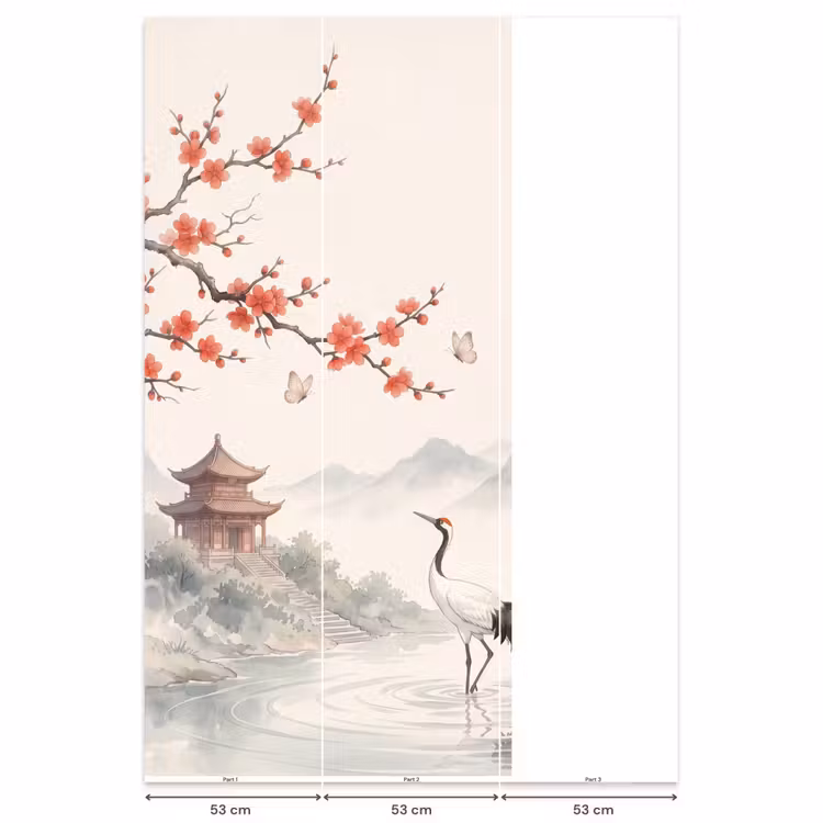 Behang - Kraanvogel - Azië - Klassiek — 6