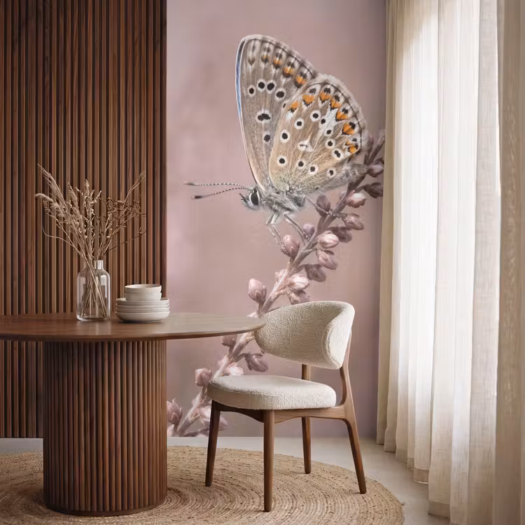 Behang - Lavendel - Vlinder - Paars — 4