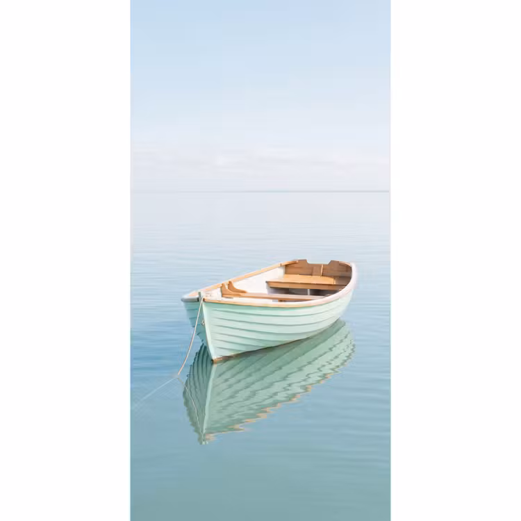 Behang - Minimalistisch - Boot - Zee — 2