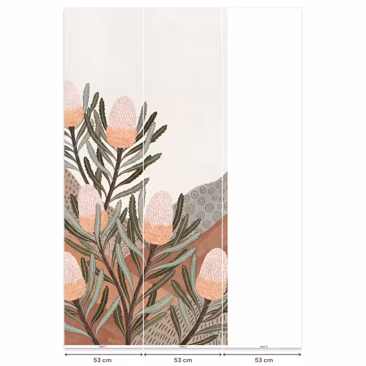 Behang - Modern - Heuvels - Terracotta — 6