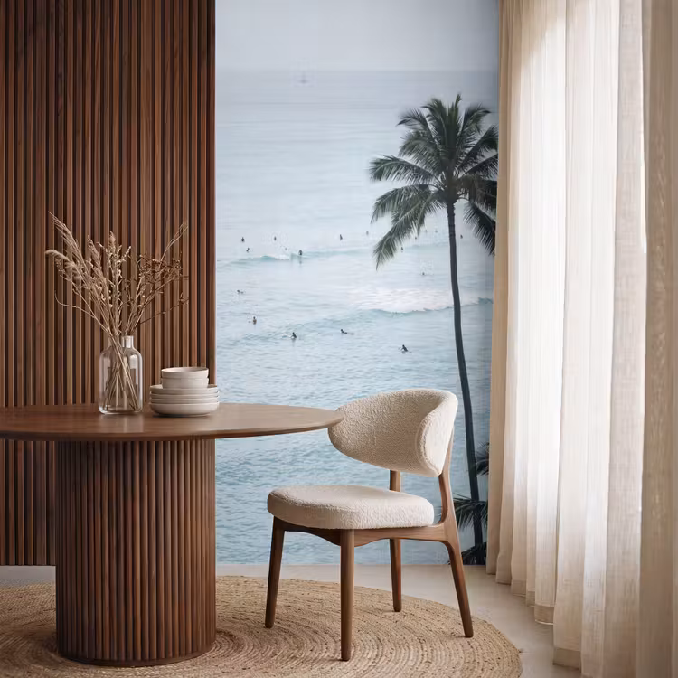 Behang - Oceaan - Palmbomen - Surfers — 4
