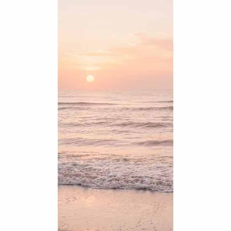 Behang - Zon - Strand - Roze — 2