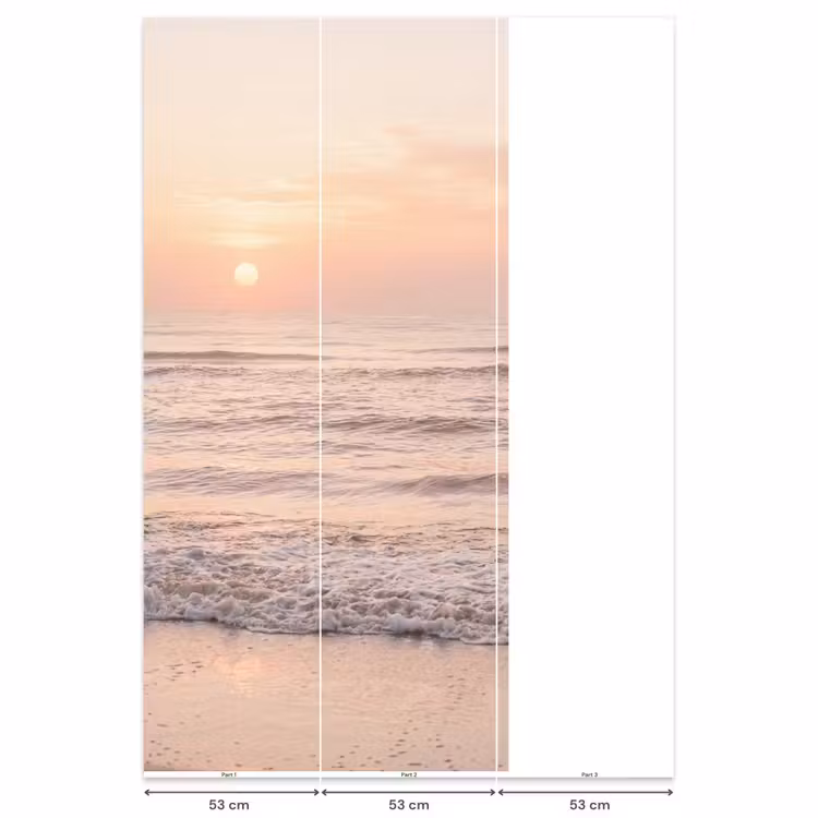 Behang - Zon - Strand - Roze — 6