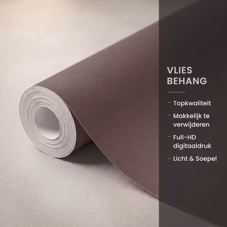 Behang - Papaverbol - Droogbloem - Bruin - Minimalistisch — 3
