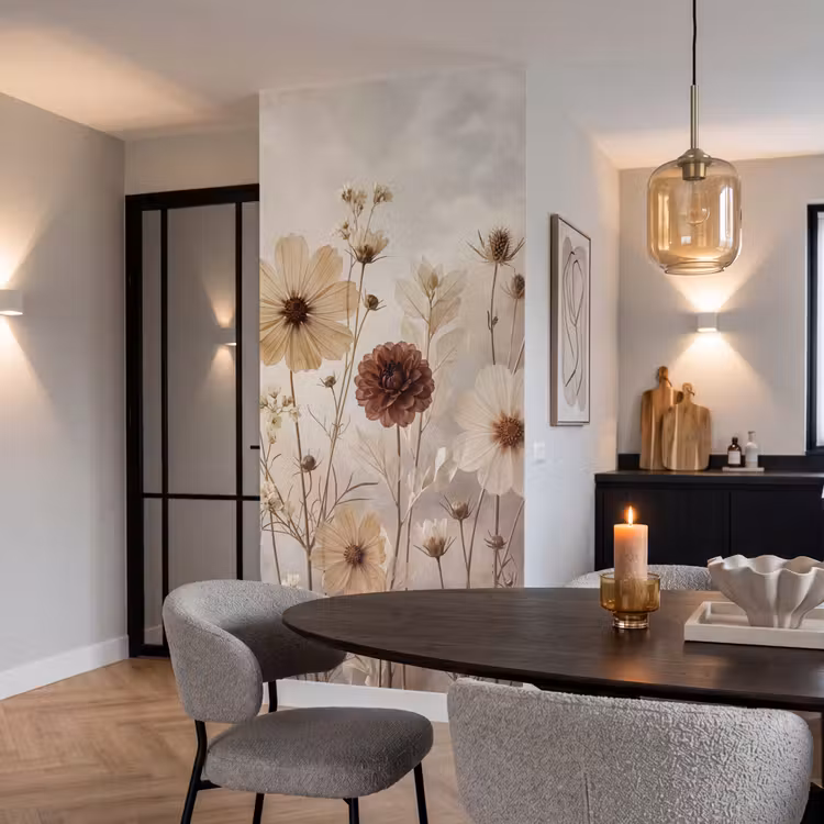 Behang - Wilde bloemen - Botanisch - Vintage - Natuur - Rustiek — 5