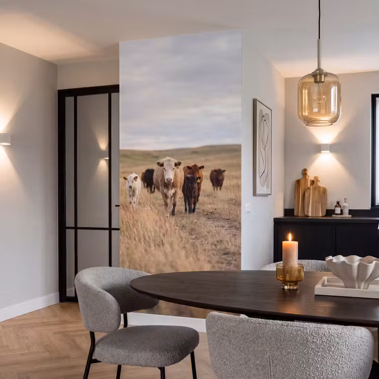 Behang - Runderen - Kudde - Landschap - Weide - Rustig — 5