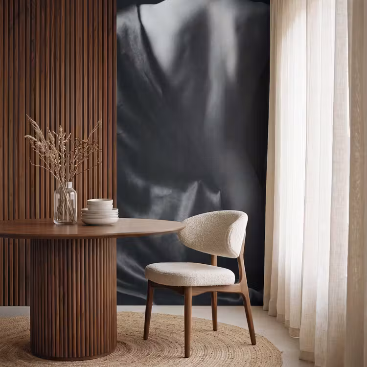Behang - Schouder - Zijde - Rug - Zwart - Wit - Elegant — 4