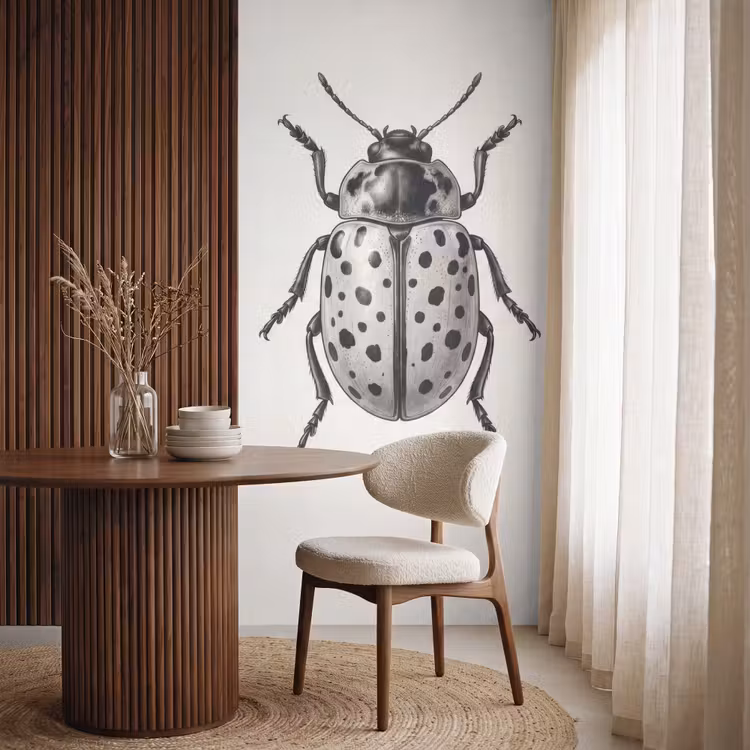 Behang - Kever - Insect - Vintage — 4