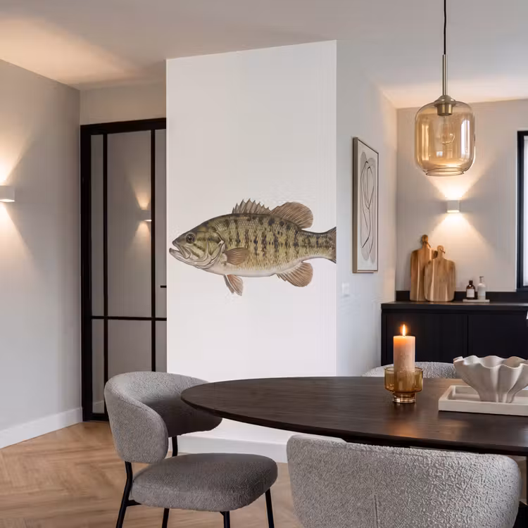 Behang - Vissen - Natuur - Vintage — 5