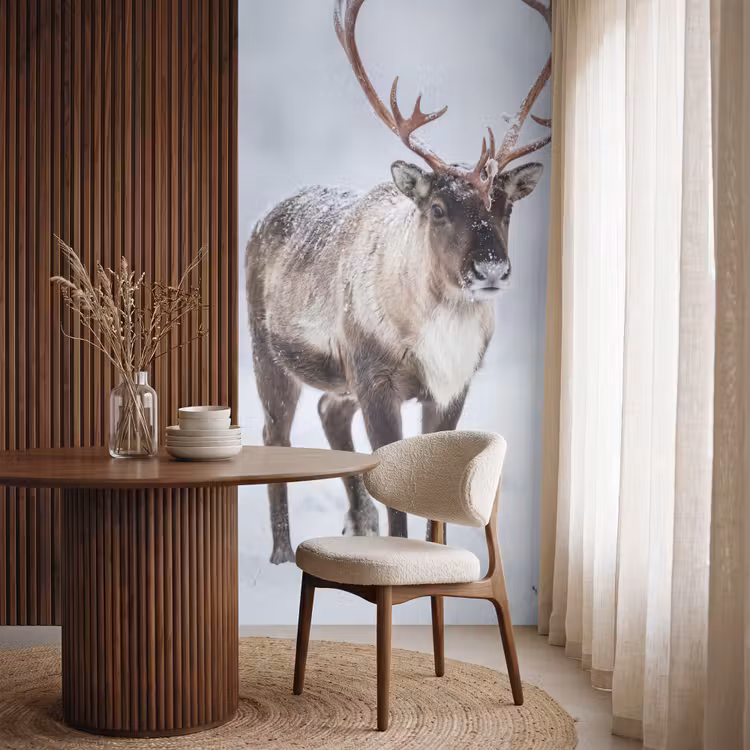 Behang - Rendier - Gewei - Toendra - Sneeuw - Wild — 4