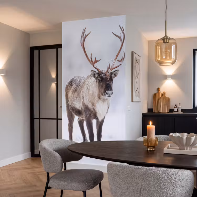Behang - Rendier - Gewei - Toendra - Sneeuw - Wild — 5